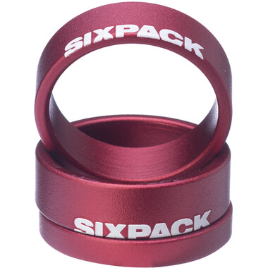 SIXPACK MENACE 1"1/8 Spacer Kit Red 0